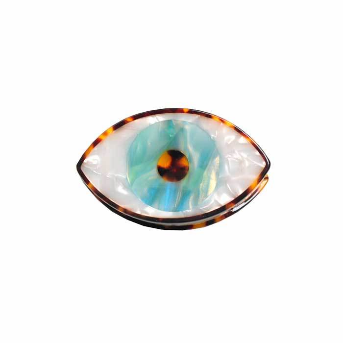 Pinza de Pelo Ojo Azul