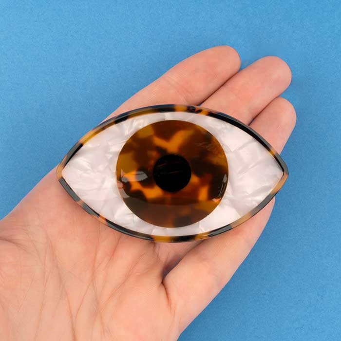 Pinza para el Pelo Ojo Marrón