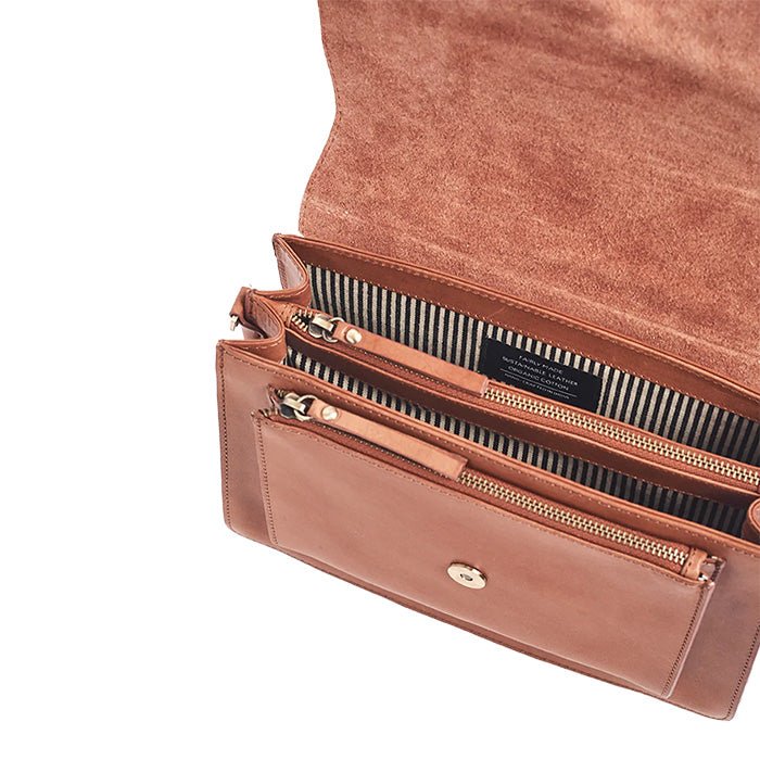 Sac Harper Classic Cognac (lanières en cuir)