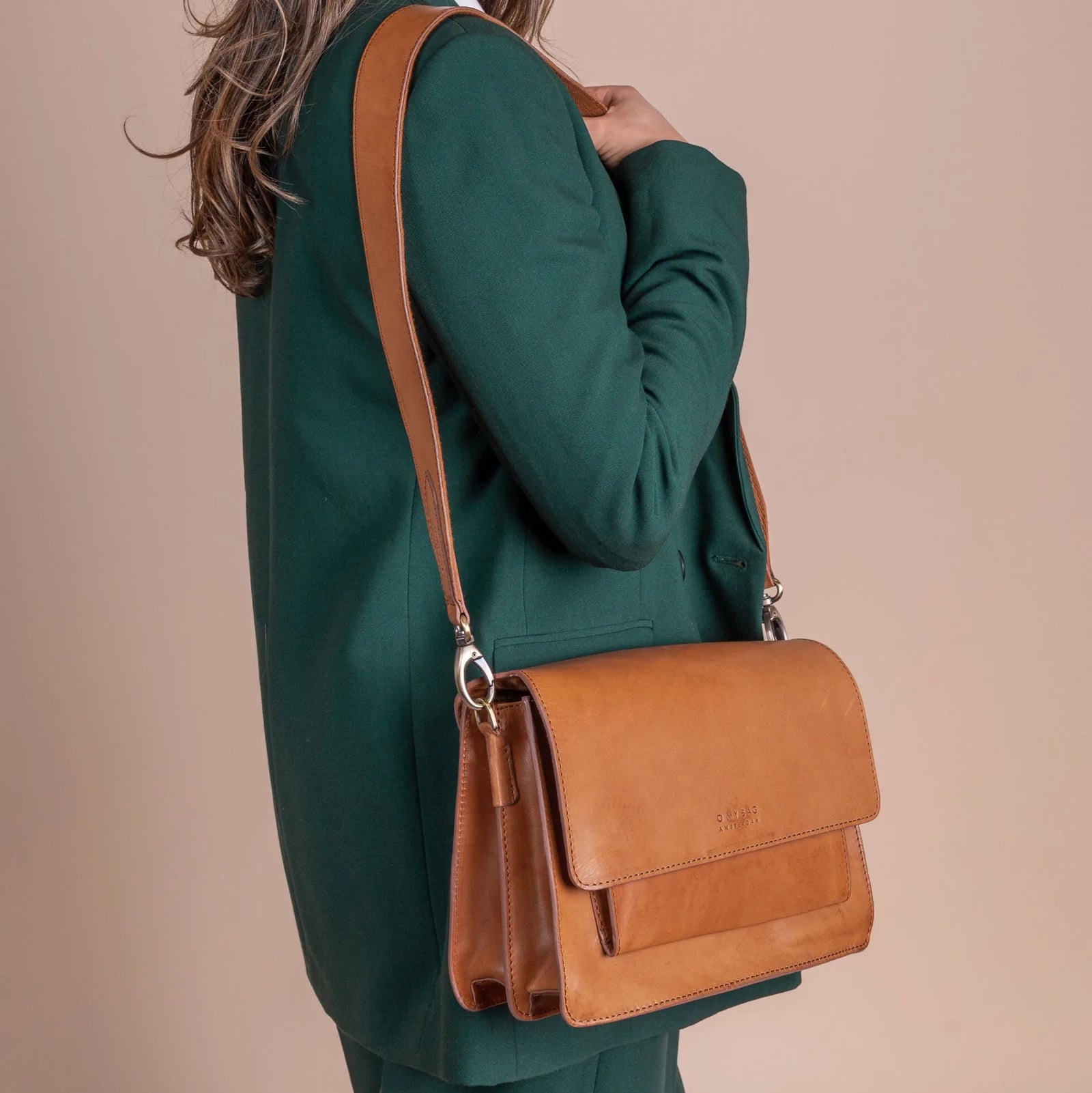 Sac Harper Classic Cognac (lanières en cuir)