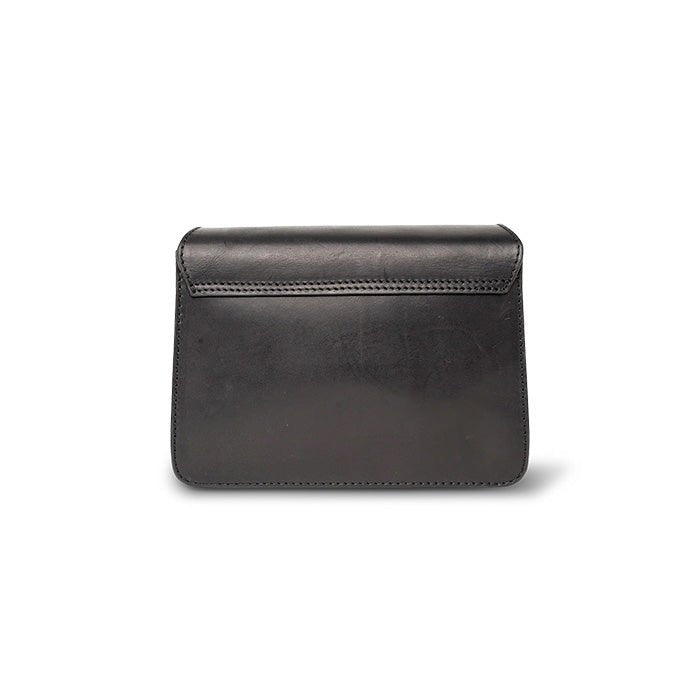 Mini Bolso Harper Clásico Negro (Correas de Cuero)