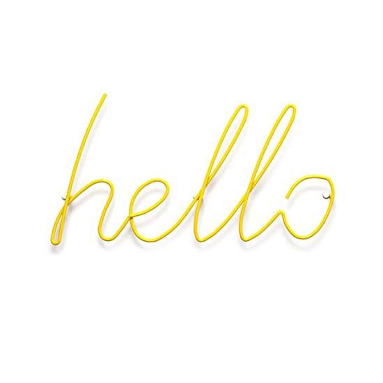 Hello Perchero Amarillo