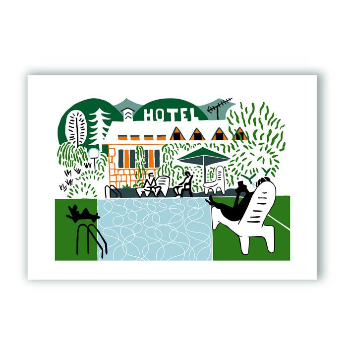 Hôtel Giclée Print