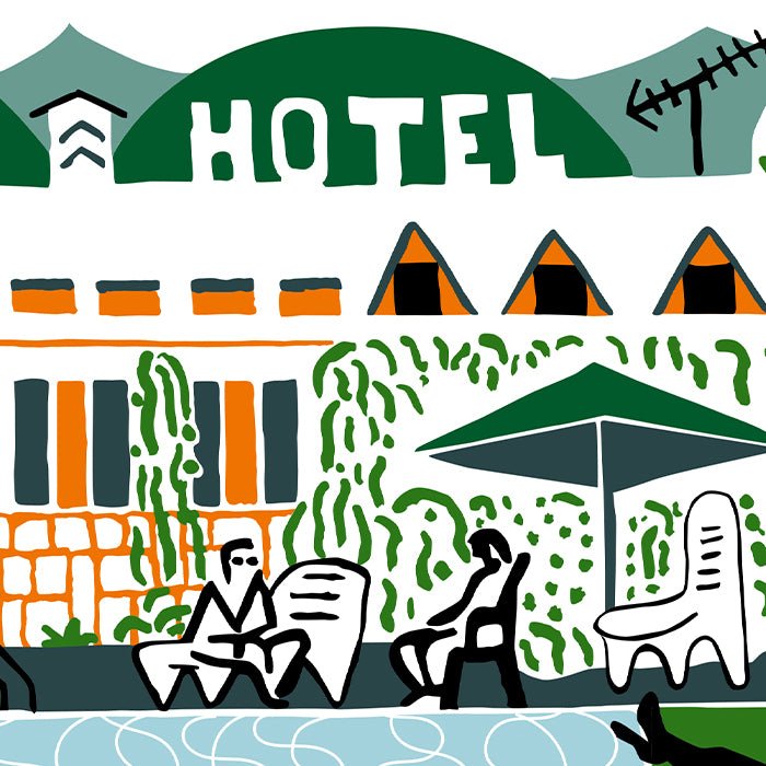 Hôtel Giclée Print