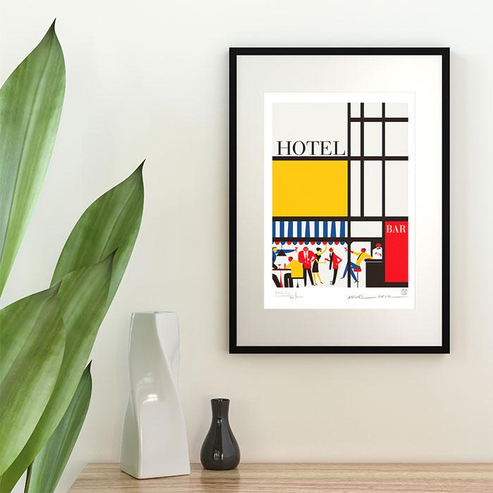 Hotel Fine Art Paper Print