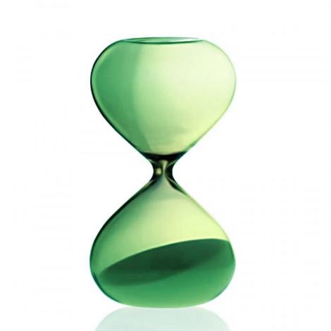 Sandglass Reloj de Arena L 15min Verde