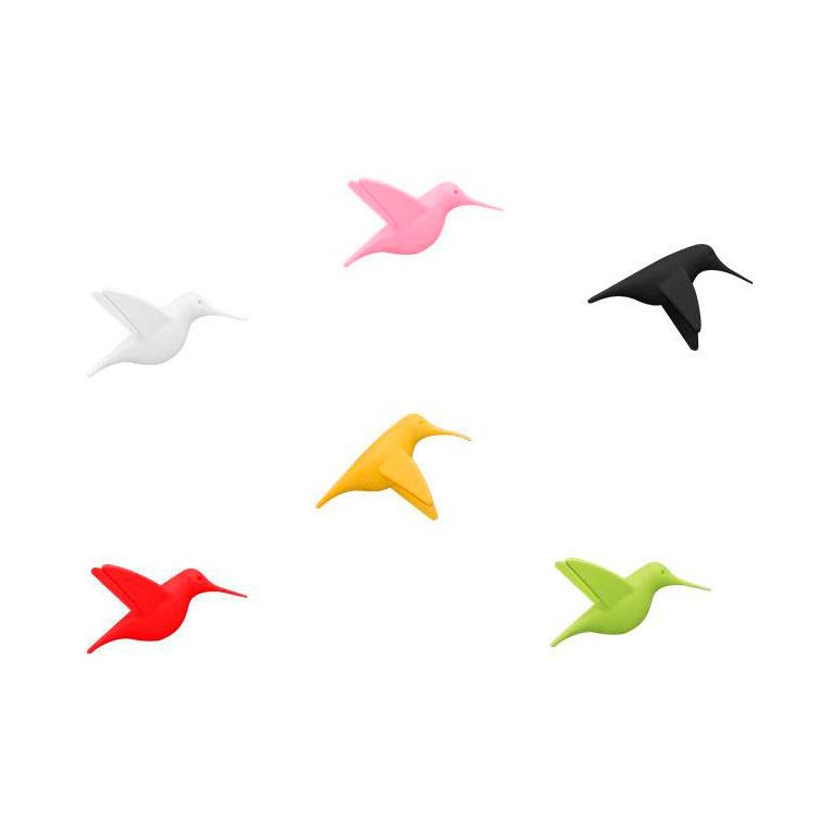 Mini aimants colibri colorés