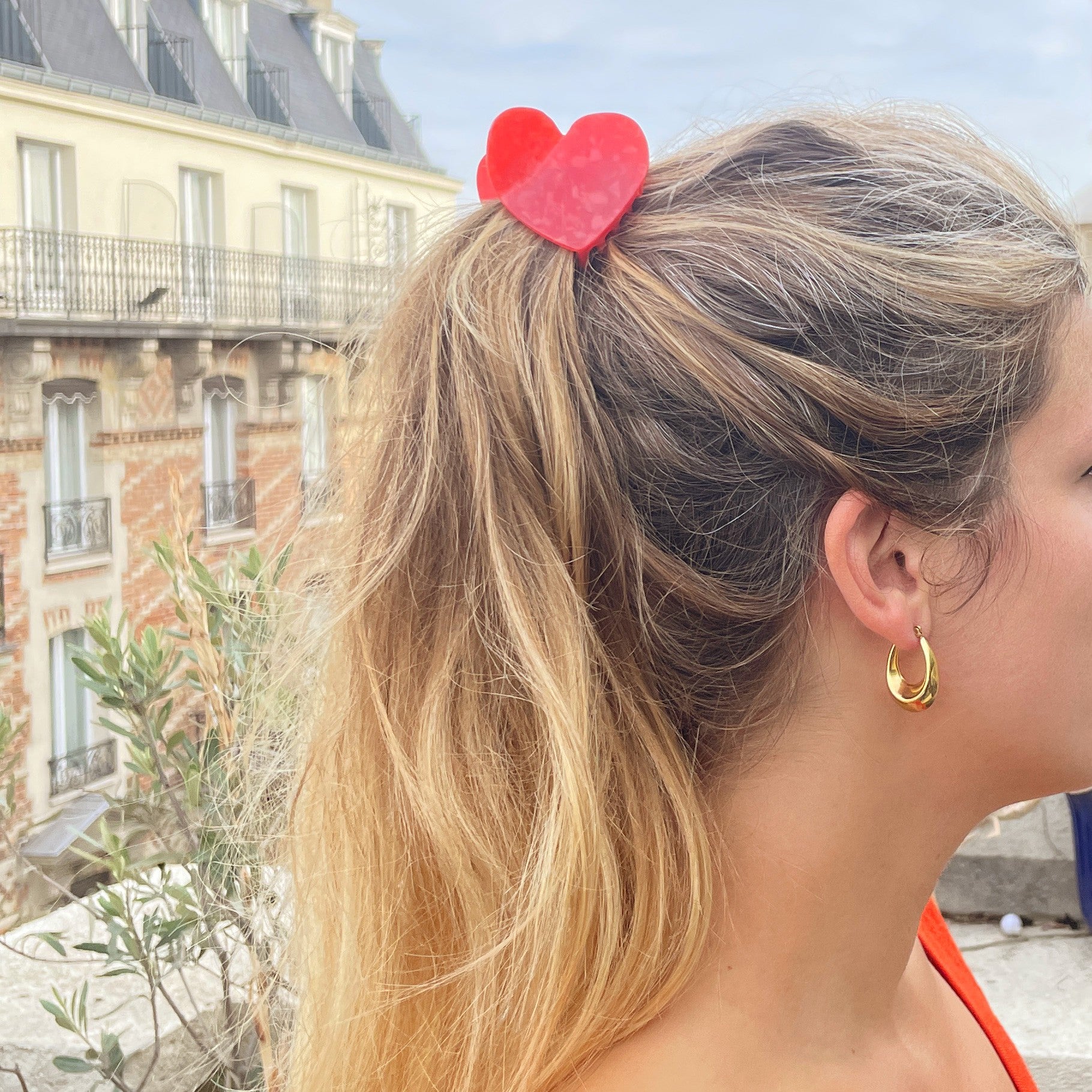 Pinza de Pelo Corazón