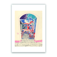 Kong Café y Bar Impresión Giclée