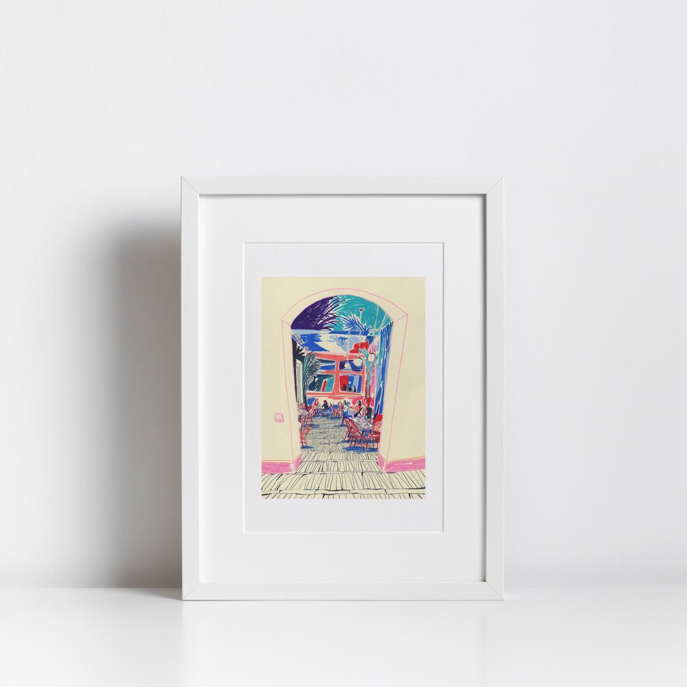 Kong Café et Bar Giclée Print