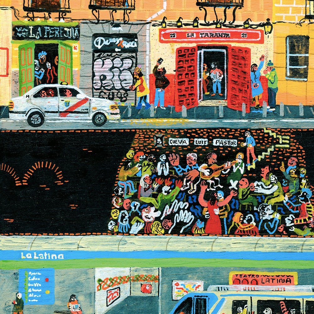 La Latina Giclée Print A4