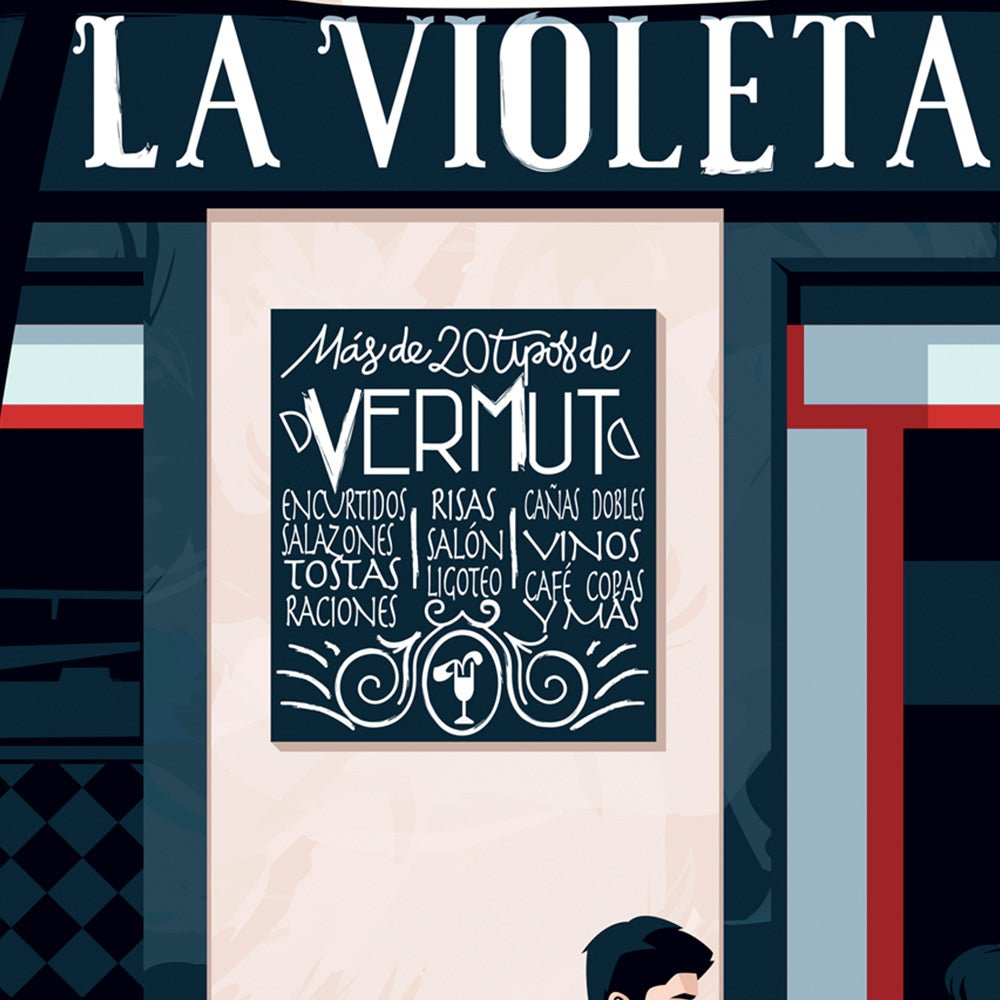 L'impression Giclée violette