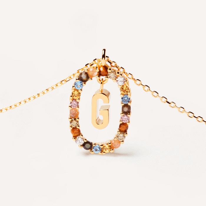 Collar Dorado Letra G