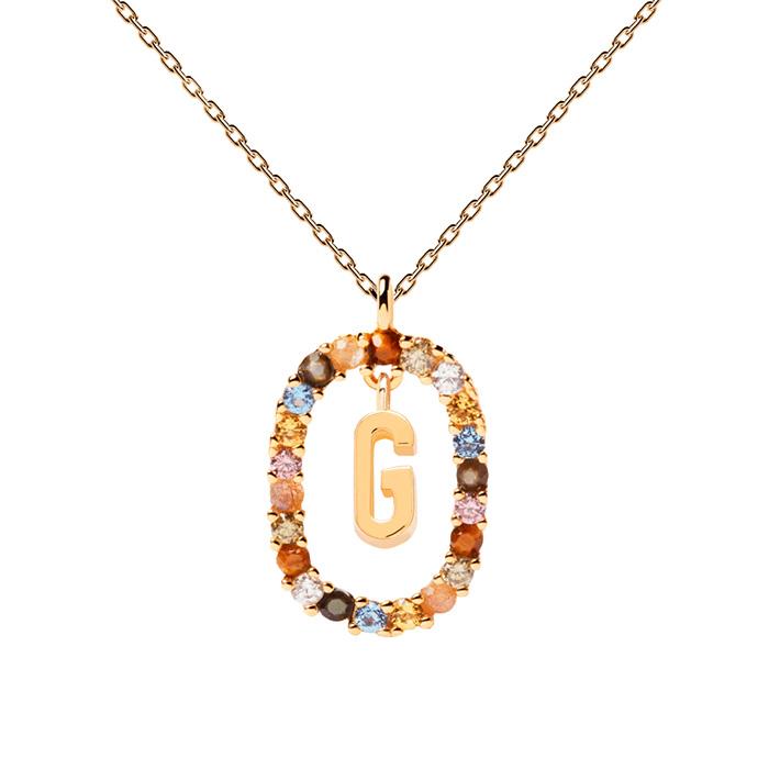 Collar Dorado Letra G
