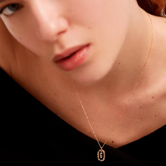 Collar Dorado Letra G