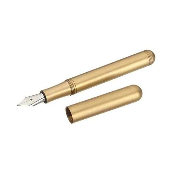 Pluma Liliput Latón