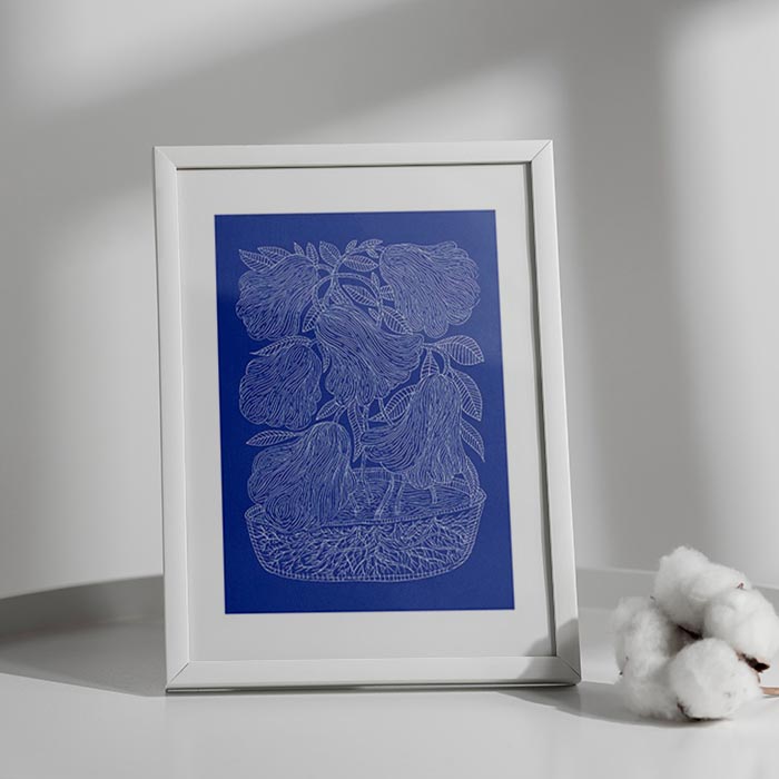 La Línea Infinita 02 Limited Edition Screen Print A4