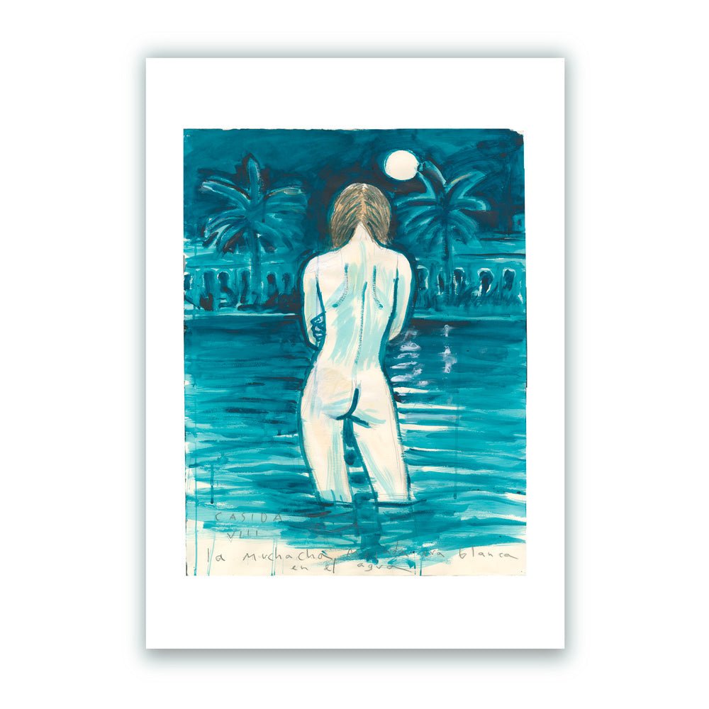 Lorca "Blanca en el Agua" Impresión Giclée