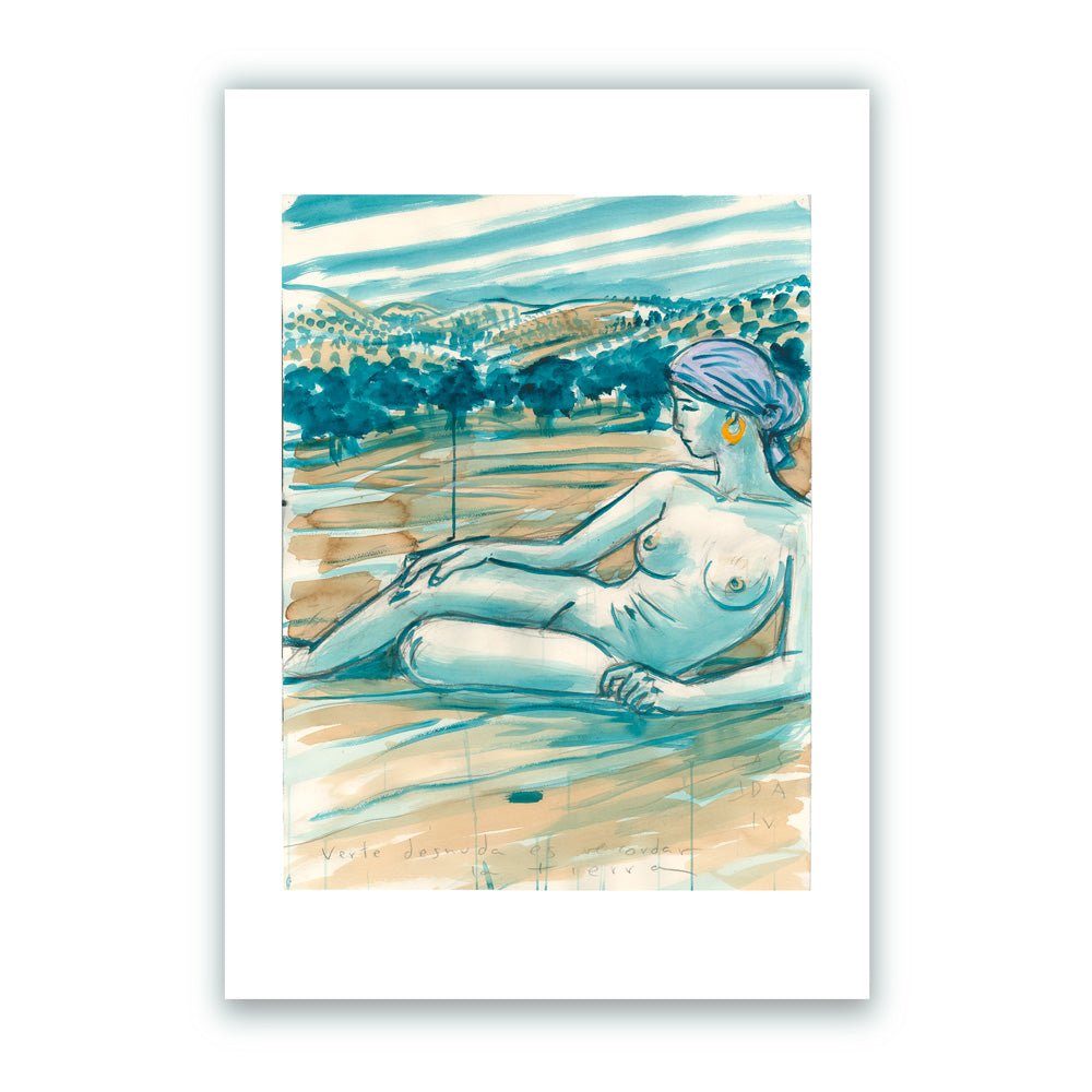 Lorca "Recordar la Tierra" Impresión Giclée