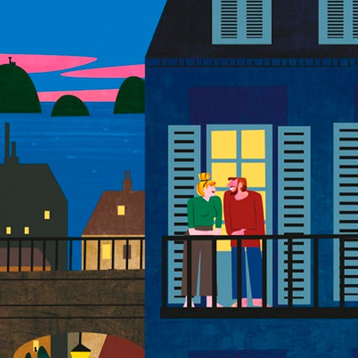 Love in San Sebastian Giclée Print A3