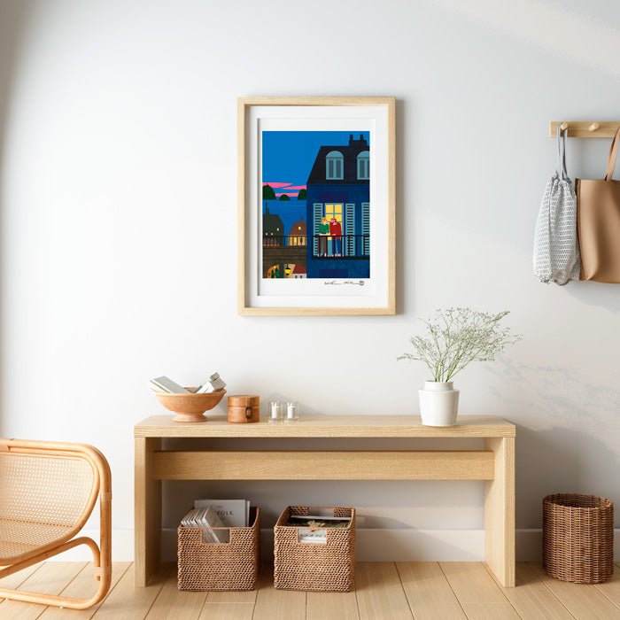 Love in San Sebastian Giclée Print A3