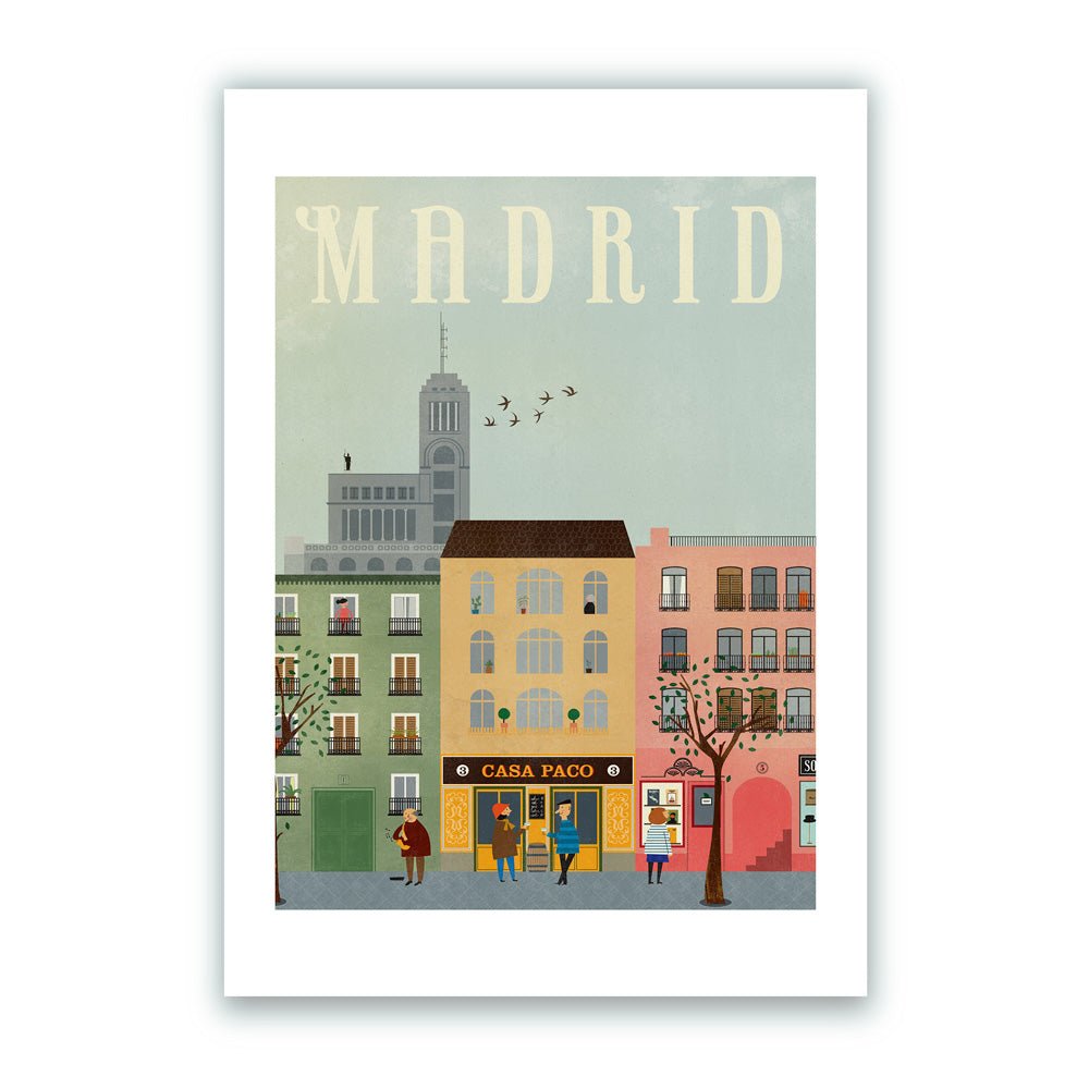 Madrid II Impresión Giclée A3