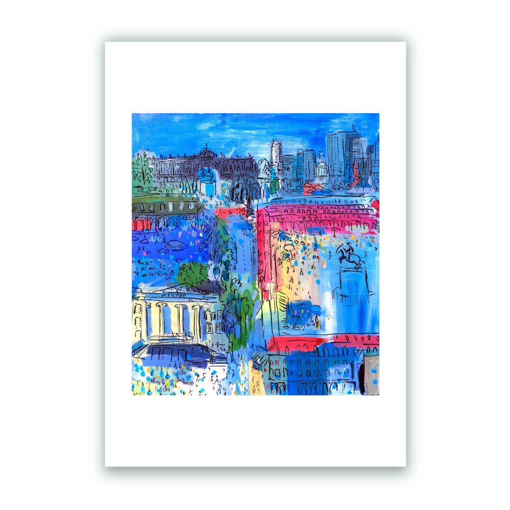 Madrid at Night Impresión Giclée