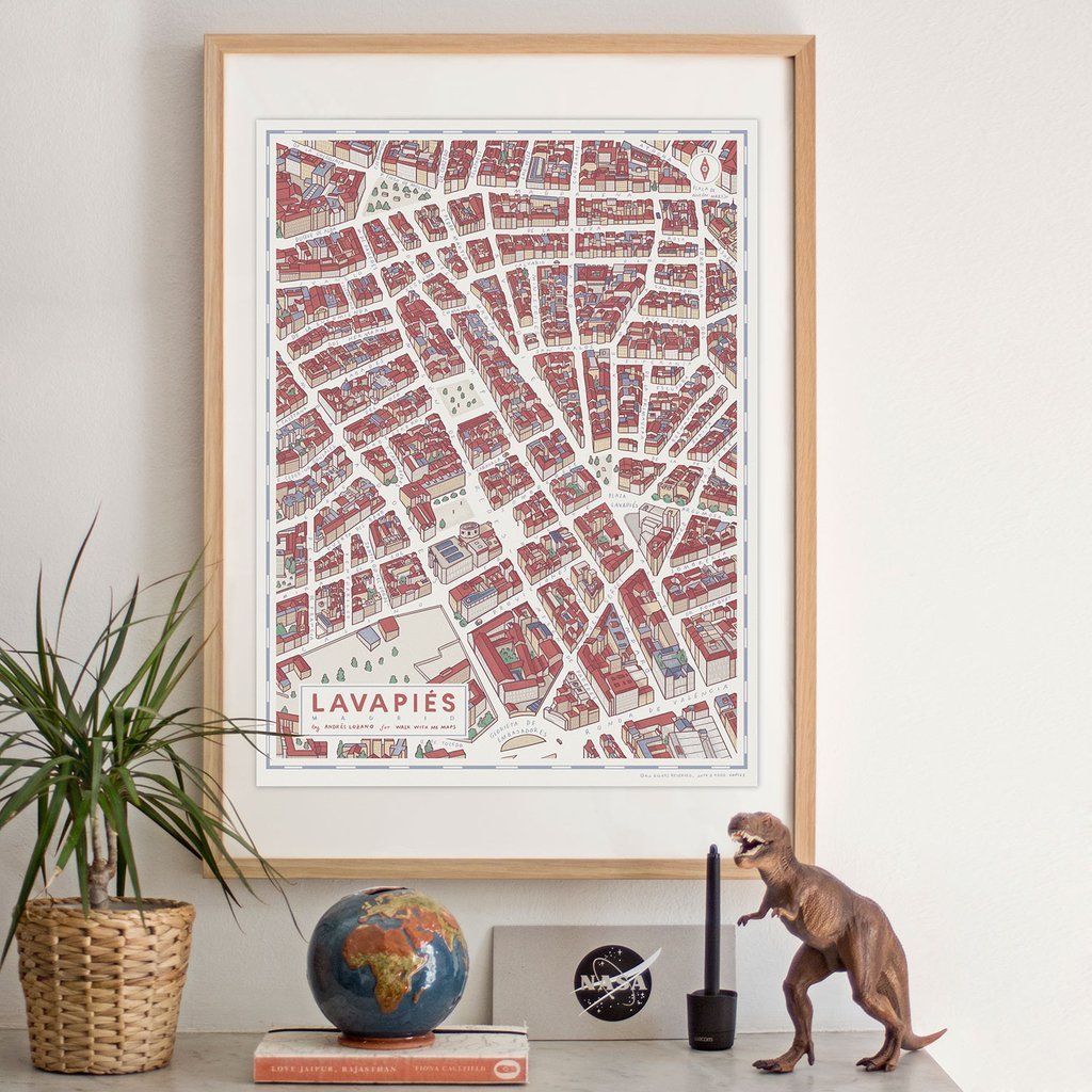 Mapa de Madrid - Lavapiés