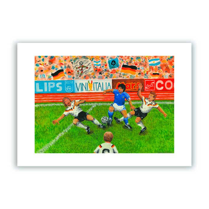 Maradona contre l’Allemagne Giclée Print