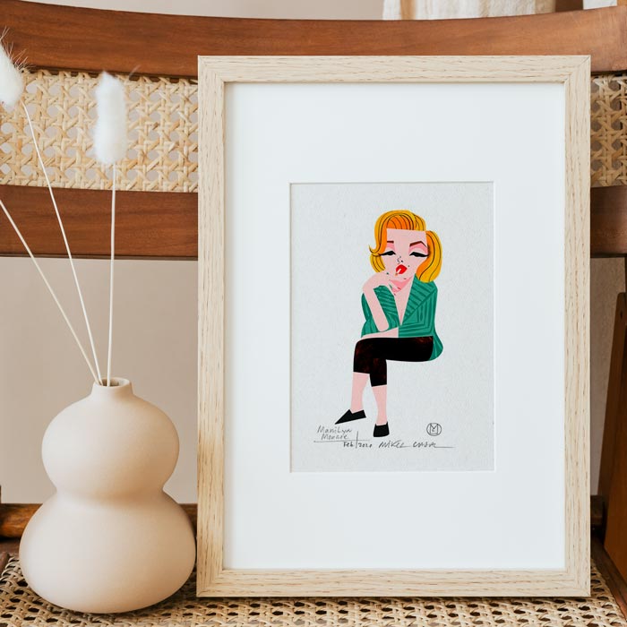 Marilyn Giclée Print A5