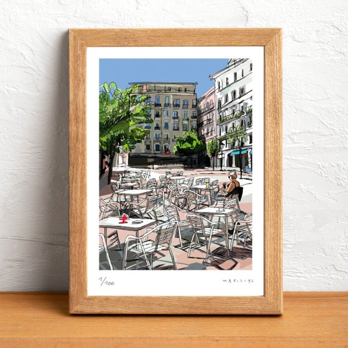 Plaza de Chueca Impresión Fine Art Paper