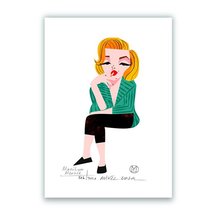 Marilyn Giclée Print A5
