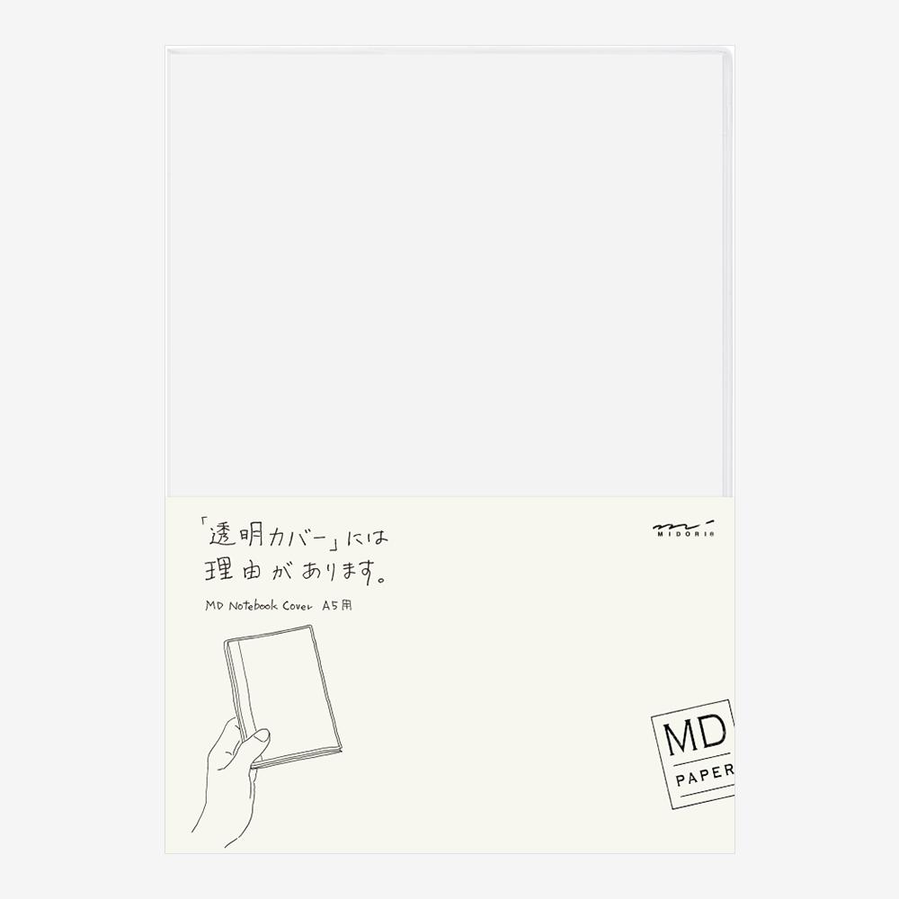 Couverture transparente pour carnet MD A5