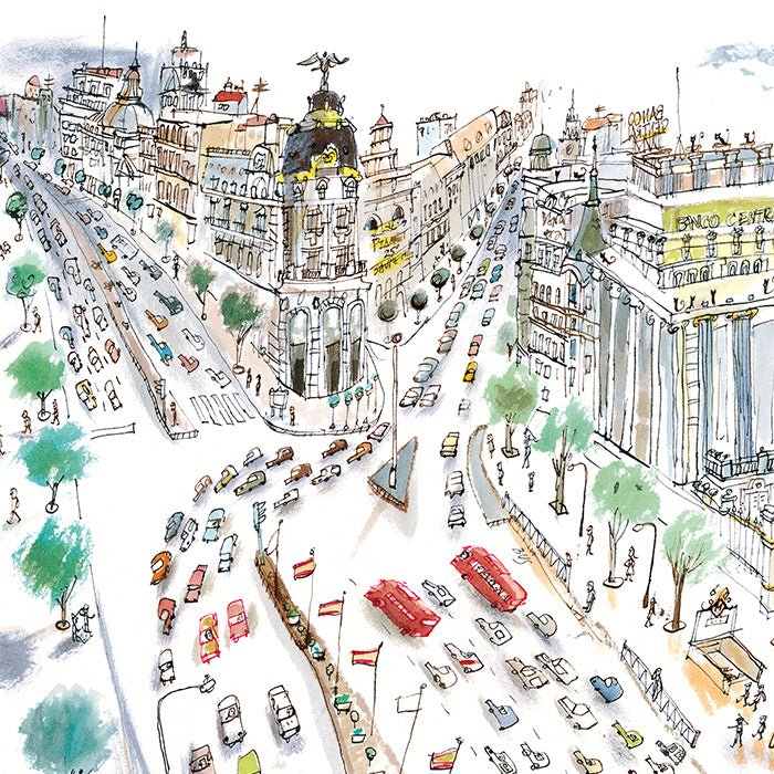 Gran vía, Metrópolis Giclée Print