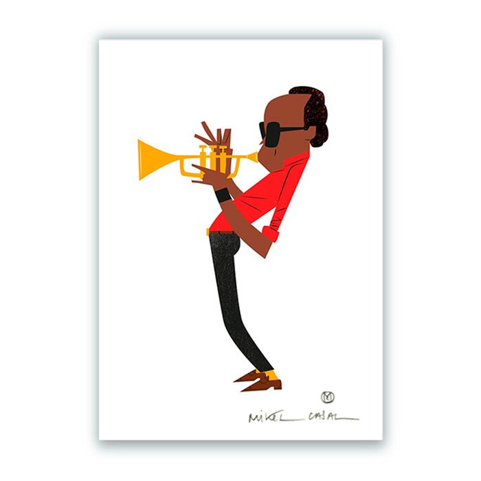Miles Davis Giclée Print A5