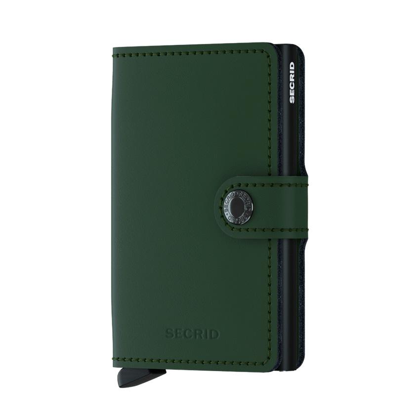 Cartera MM Miniwallet Matte Verde-Negro