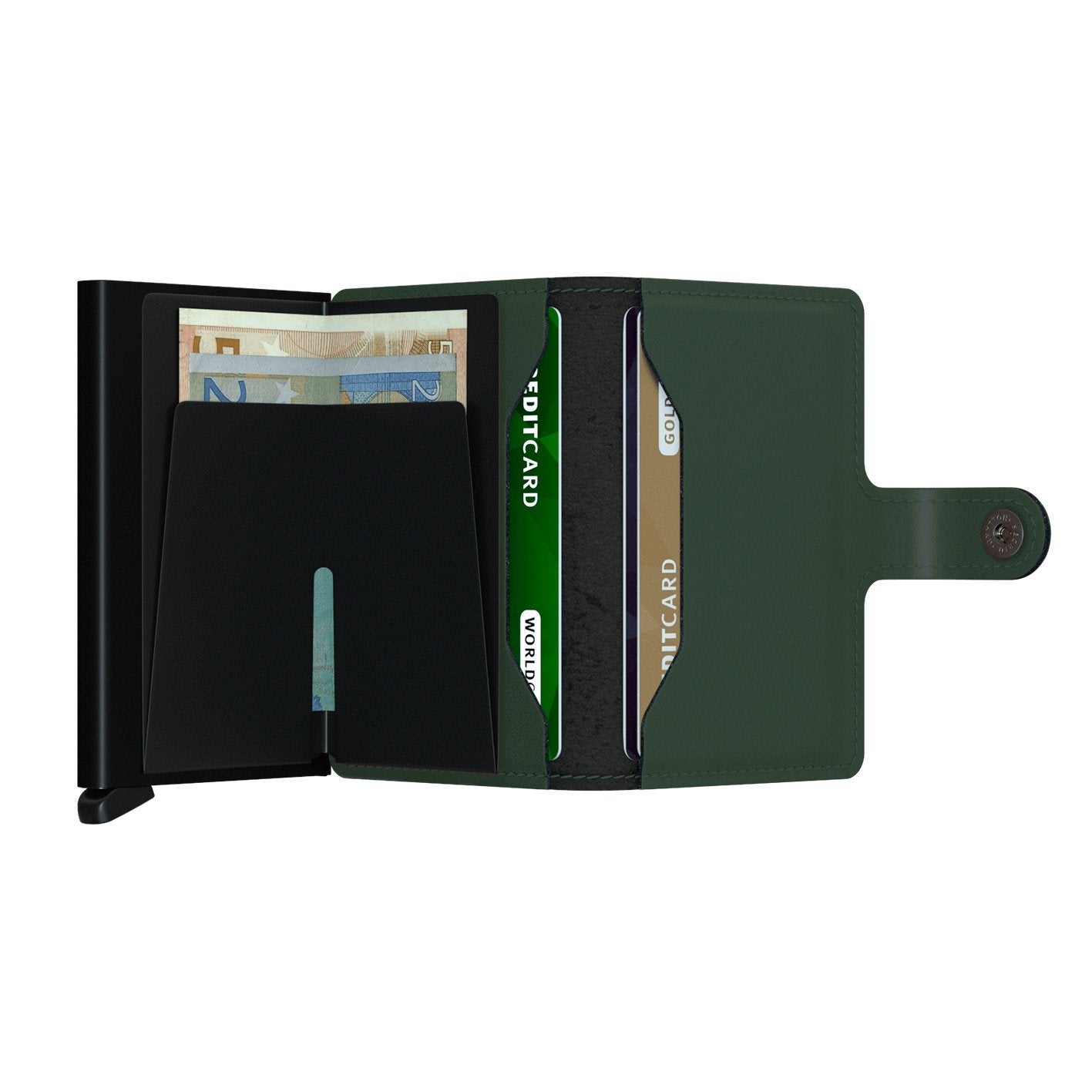 MM Miniwallet Matte Green-Black