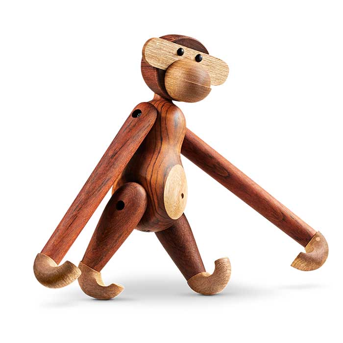 Singe moyen en teck / limba