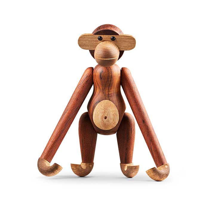 Singe moyen en teck / limba