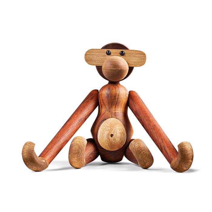 Singe moyen en teck / limba