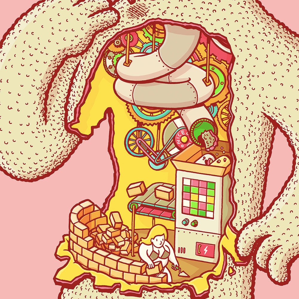 Mustache Giclée Print