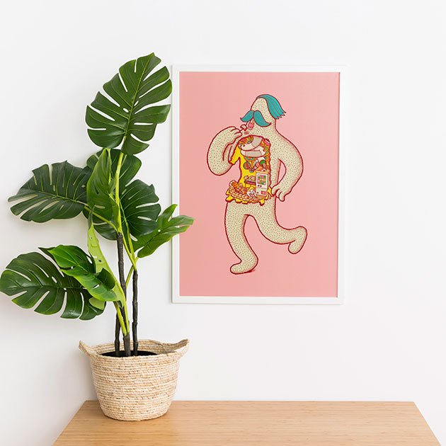 Mustache Giclée Print