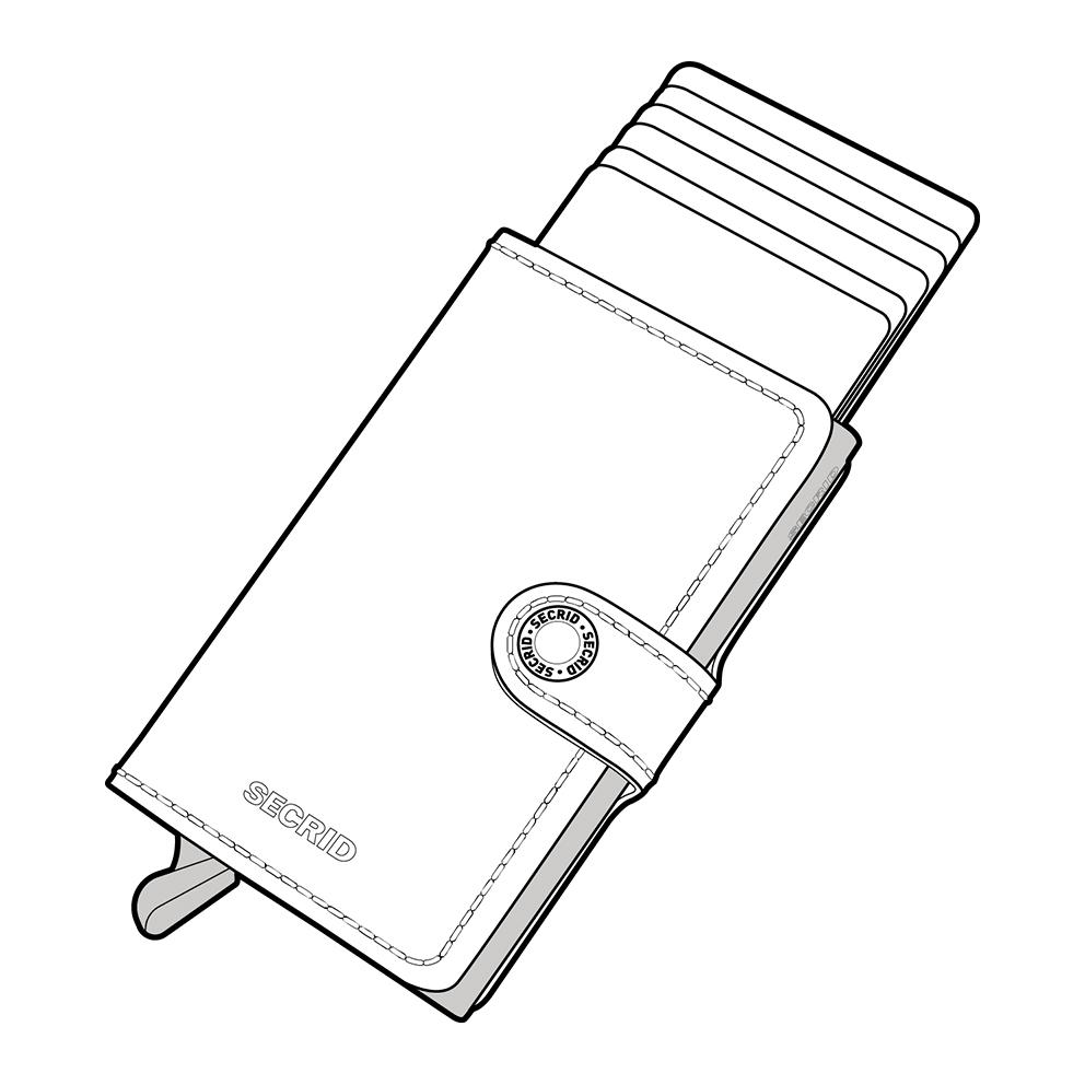 Portefeuille Miniwallet M noir original