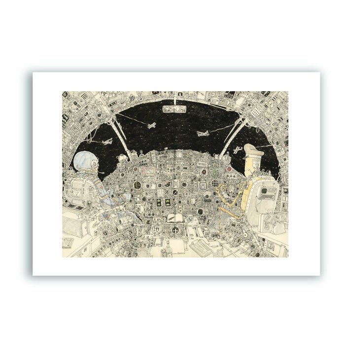 Night Flight Impresión Giclée