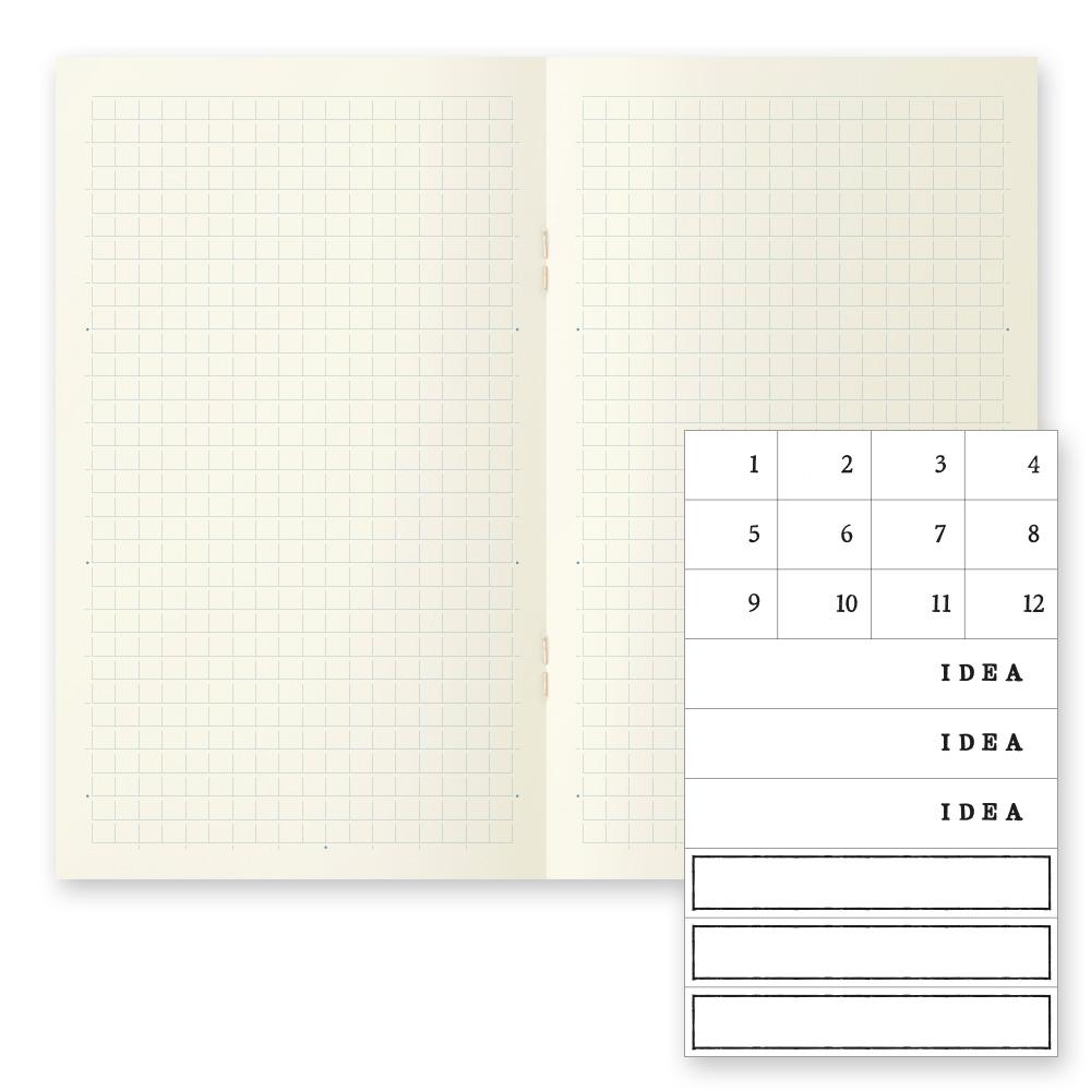Carnet de notes léger B6 à grille fine MD (lot de 3)