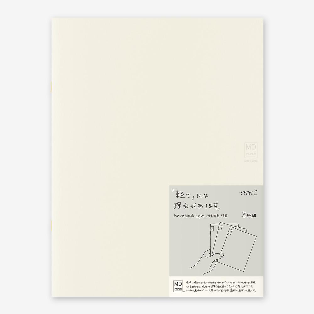 Carnet MD Light Variant A4 Lines (lot de 3)
