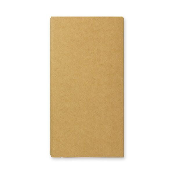 TRAVELER'S notebook Recambio 020 Carpeta Kraft - Tamaño Regular