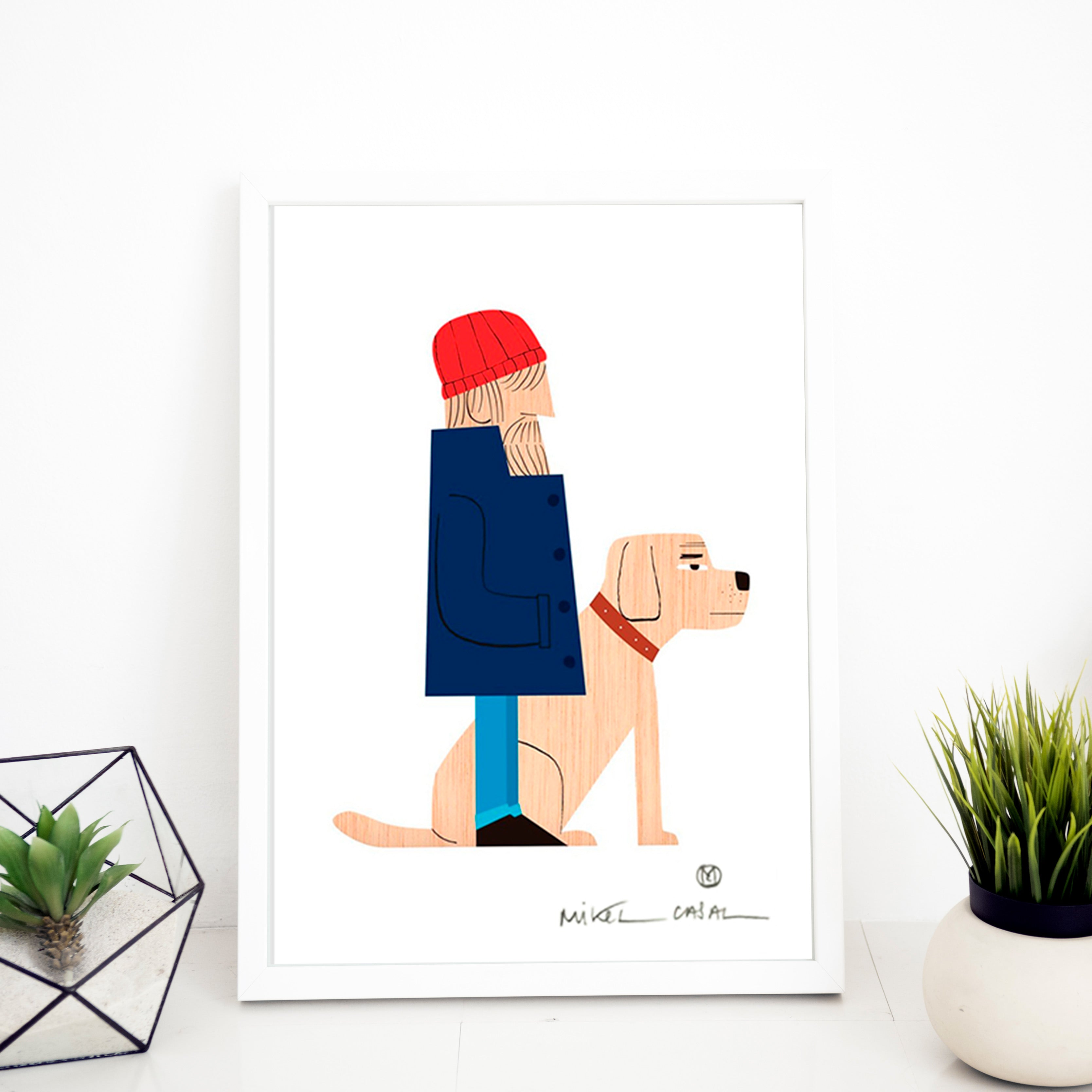Old Sea Wolf Impresión Giclée A5