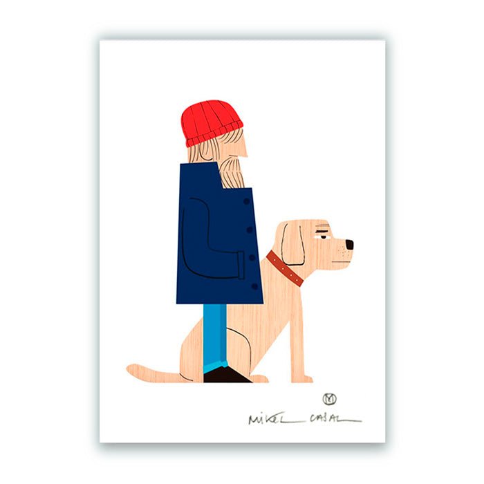 Old Sea Wolf Impresión Giclée A5