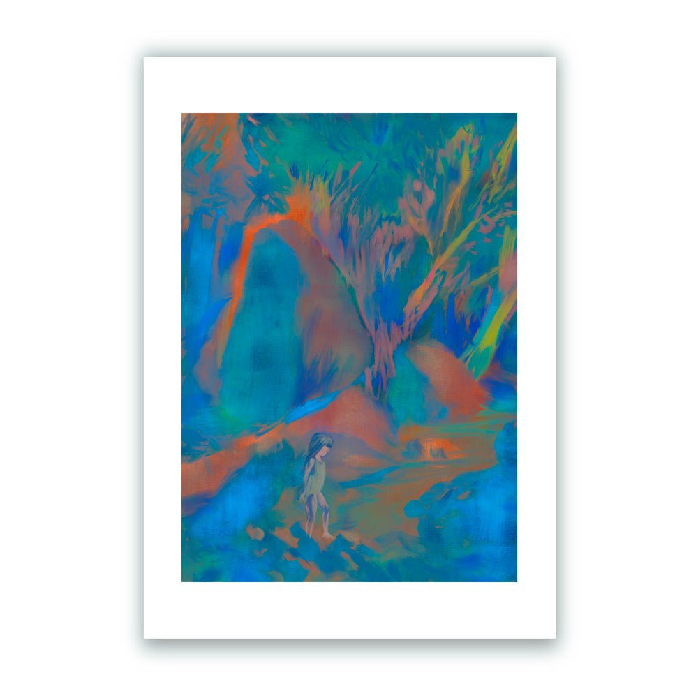 En las Rocas Impresión Giclée